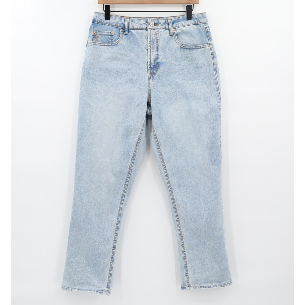 Frye Women's Straight Leg Light Wash Denim Stretch Jeans Sz 29